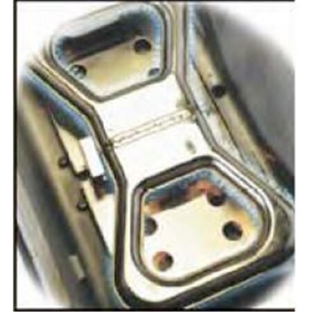 Grandoldgarden Stainless Steel Bowtie Barbecue Grill Burner - For Use with P4 and D4 Gas Grills GR118324